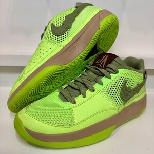 Nike Ja 1 Halloween Zombie Green Black Womens 7 Youth 5.5 FD6565-300 LIKE NEW